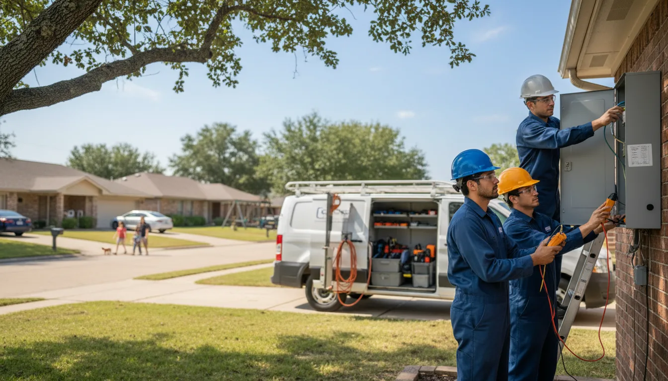 Certified electrician providing emergency electrical services in Morven, NC